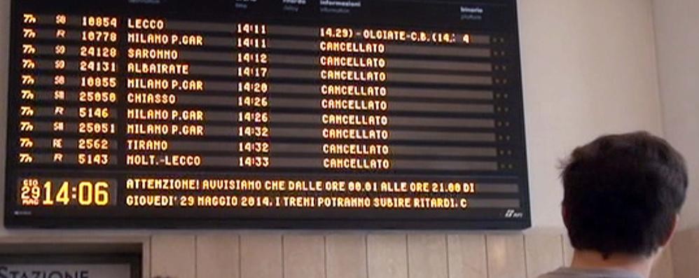 Sciopero dei treni, la Brianza verso il venerdì nero dei trasporti