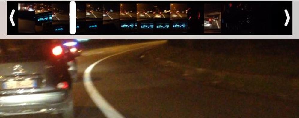 Da Monza a Desio a trenta all’ora dietro alla “safety car” della polizia