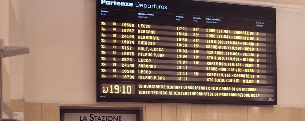 Regione e Trenord: la Milano-Bergamo  nel “Piano puntualità” per i treni lombardi