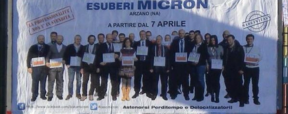 Vertenza Micron, si rischiano altri licenziamenti. «Renzi, intervieni»