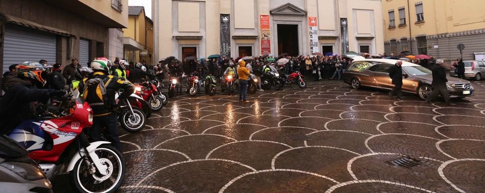 Villasanta: un rombo di motori ha salutato Emanuele