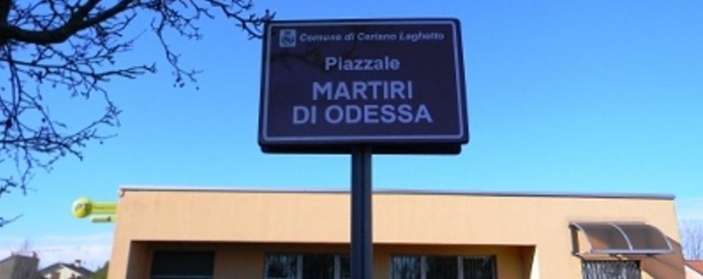 Ceriano Laghetto, il prefetto cancella piazza Martiri di Odessa