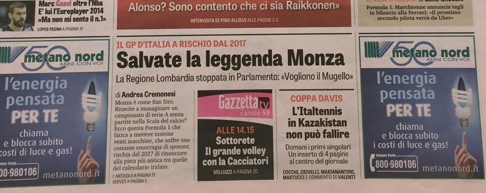 Caso Autodromo oltre la Brianza: la Gazzetta per “salvare la leggenda Monza”