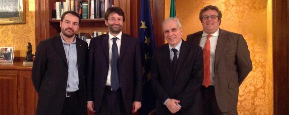 Il sindaco di Monza dal ministro Franceschini: impegno per il Teatrino e il Forum Unesco