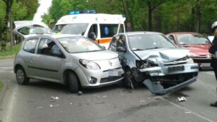 L’incidente in viale Brianza a Monza