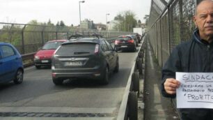 Carate Brianza, Marzio Galliani sul ponte