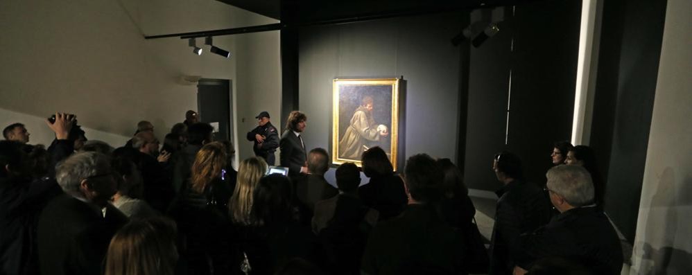 Il San Francesco di Caravaggio è a Monza:  inaugurata  la mostra alla Villa reale