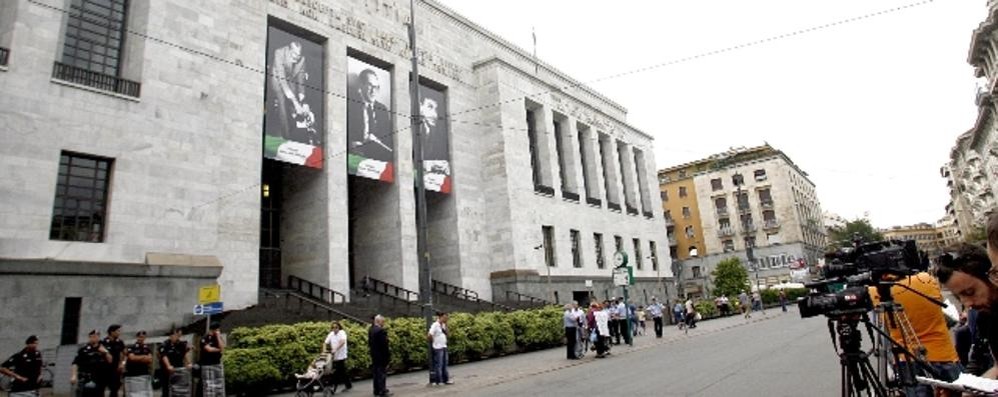 In Duomo a Monza i funerali di Giorgio Erba, morto nella strage di Palazzo di giustizia a Milano