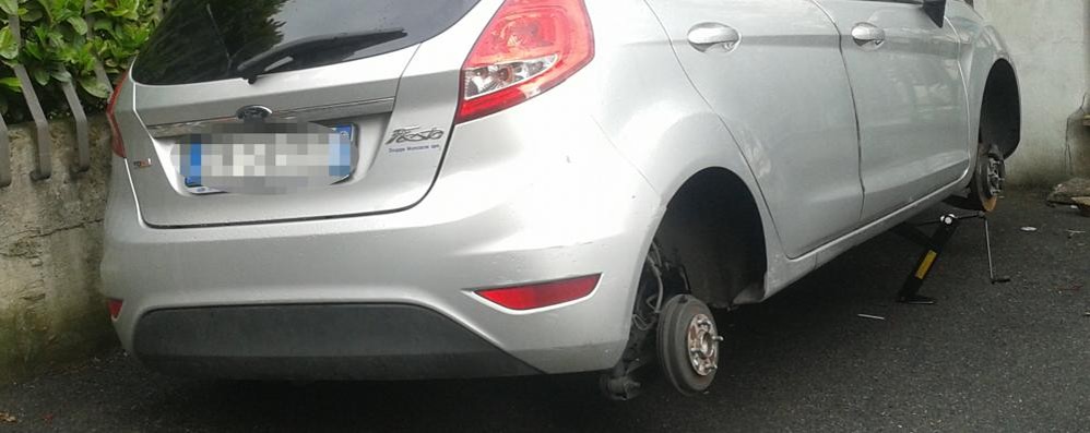 Monza, il furto di pneumatici a San Rocco