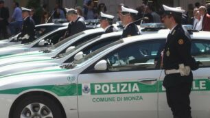 La polizia locale di Monza