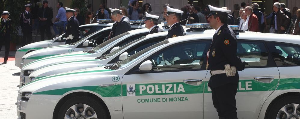 La polizia locale di Monza