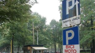 Parcheggio nel parco di Monza