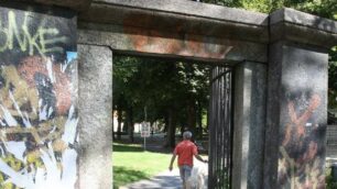L’ingresso dei giardini della Villa Reale di Monza