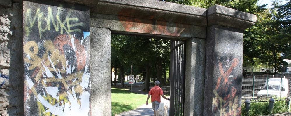 L’ingresso dei giardini della Villa Reale di Monza