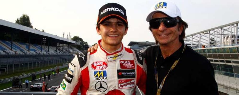 Fittipaldi con il nipote Emerson