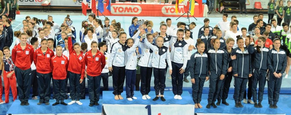 Ginnastica artistica, le ginnaste della Robur et Virtus Villasanta sul primo gradino della serie A2 a Rimini