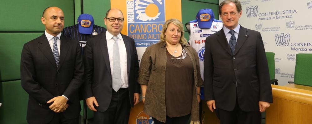 Monza, presentazione della campagna di Confindustria Monza e Brianza e Cancro primo aiuto per ospedale Niguarda Ca Granda