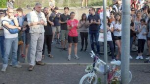 Monza, la ghost bike in memoria di Matteo Trenti