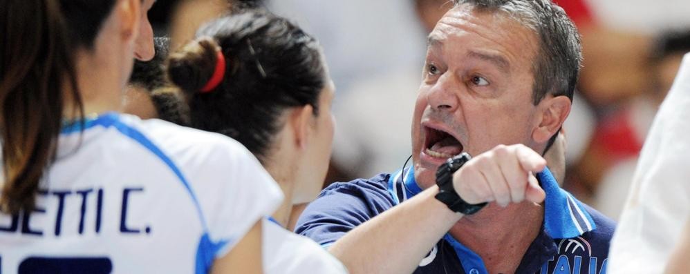 Il coach della Nazionale femminile di volley Marco Bonitta