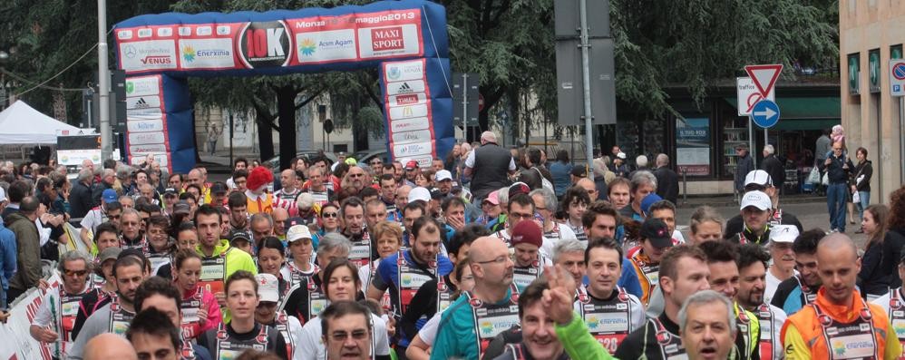 Il via della 10K open edizione 2014