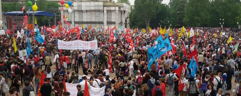 La rappresentanza di Monza e Brianza allo sciopero generale della scuola