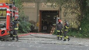 L’intervento dei vigili del fuoco
