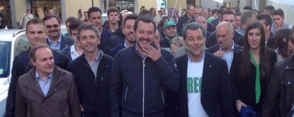 Seregno, Salvini benedice il candidato di Fi ma attacca: «Noi prima forza d’opposizione»