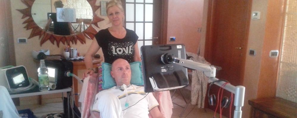 Cesano Maderno: Immacolata Tallarico e il compagno Tony Laganà, malato di sla
