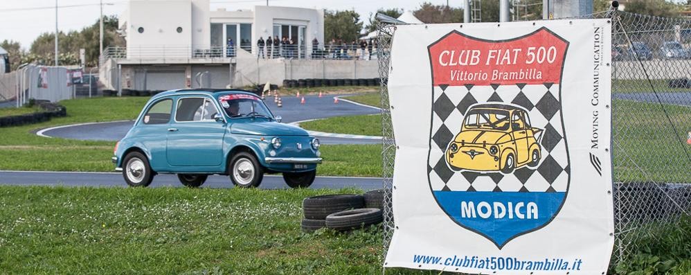 Le Fiat 500 sul circuito modicano