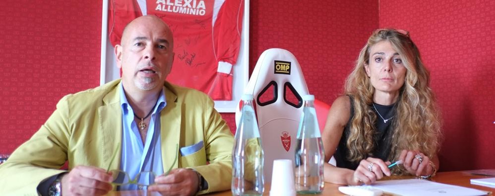 I curatori fallimentari del Calcio Monza, Giuseppe Nicosia ed Elisabetta Brugnoni