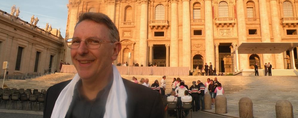 Don Bruno in piazza San Pietro