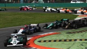 Auto in pista per la Coppa Intereuropa a Monza (foto Autodromo nazionale)