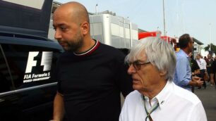 Ecclestone con il proprietario della Lotus