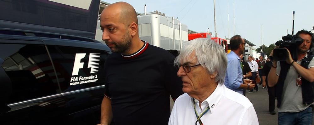 Ecclestone con il proprietario della Lotus