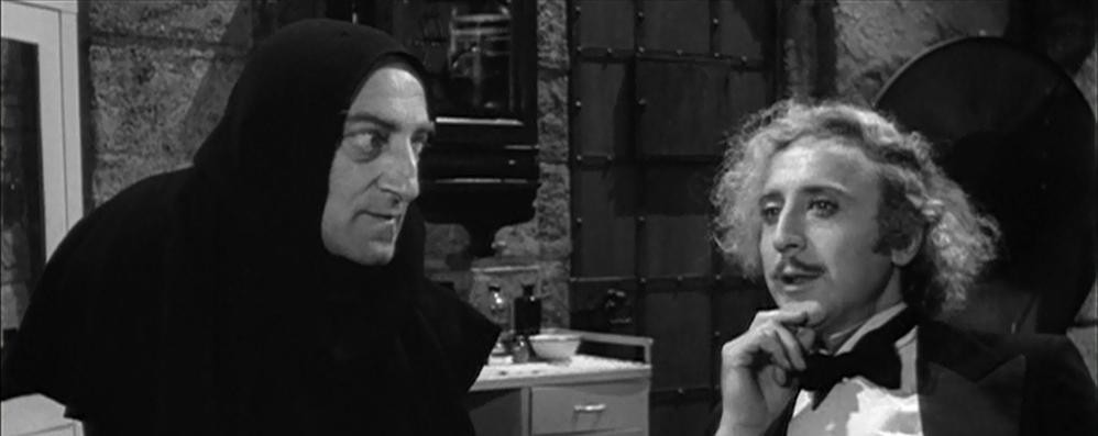 Marty Feldman, Gene Wilder in Frankenstein Jr