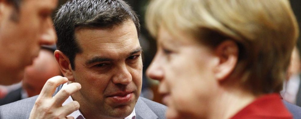 Tsipras, Merkel e Renzi