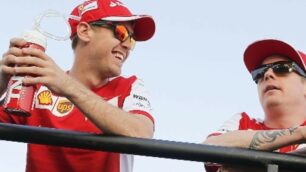 Sebastian Vettel e Kimi Raikkonen