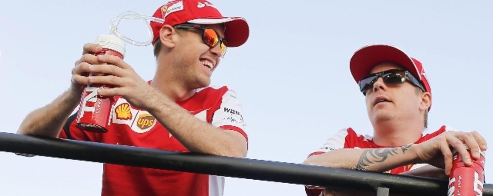 Sebastian Vettel e Kimi Raikkonen