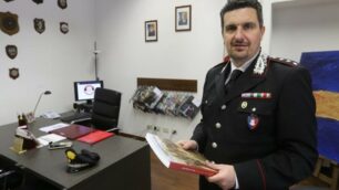 Il capitano dei Carabinieri Nucleo tutela patrimonio culturale Francesco Provenza