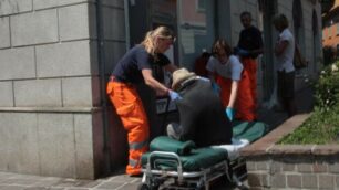 Un malore per il caldo in centro a Monza
