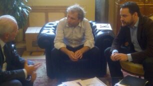 L’incontro a Palazzo Chigi tra Roberto Scanagatti, Luca Lotti e Roberto Rampi sul Gp d’Italia