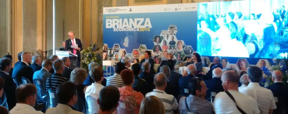 L’intervento del presidente Carlo Edoardo Valli a Brianza economica 2015 a Monza