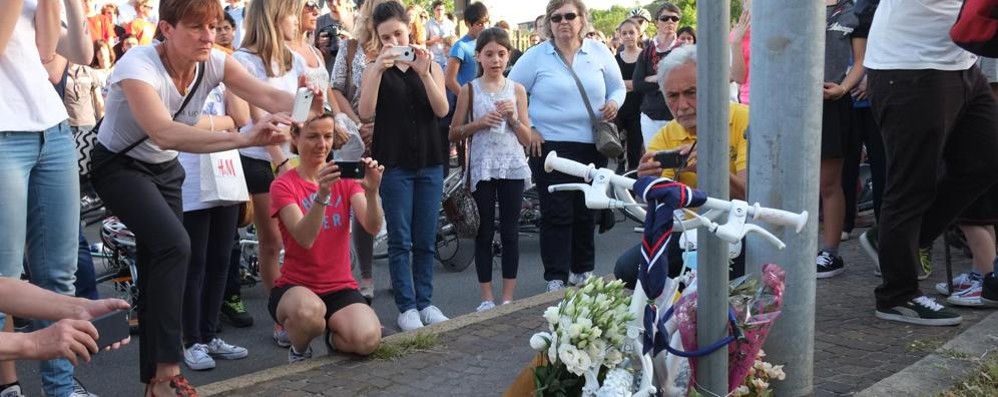 Una manifestazione in ricordo di Matteo Trenti