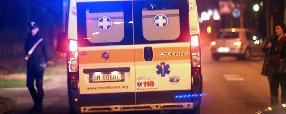 Un’ambulanza della Croce Bianca