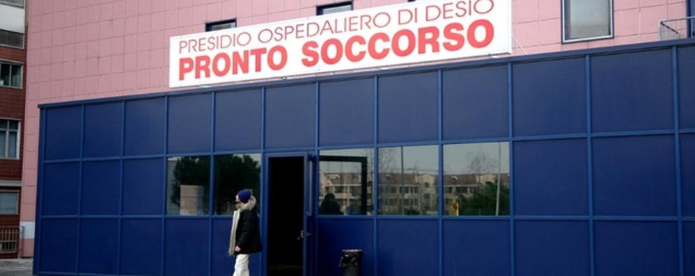 Il pronto soccorso dell'ospedale di Desio