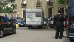 Il camper nel quale il 22 maggio è stato trovato il cadavere