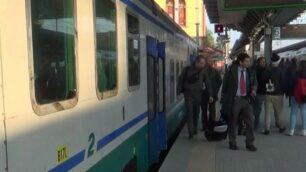 Un treno della tratta Saronno- Seregno