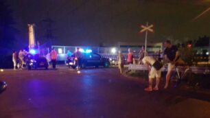 I rilievi sul luogo dell’incidente (foto Cavallari)