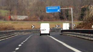 Il tratto nord della Ss 36 in località Briosco