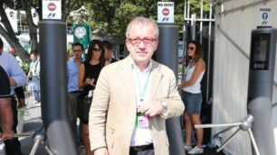 Roberto Maroni in autodromo